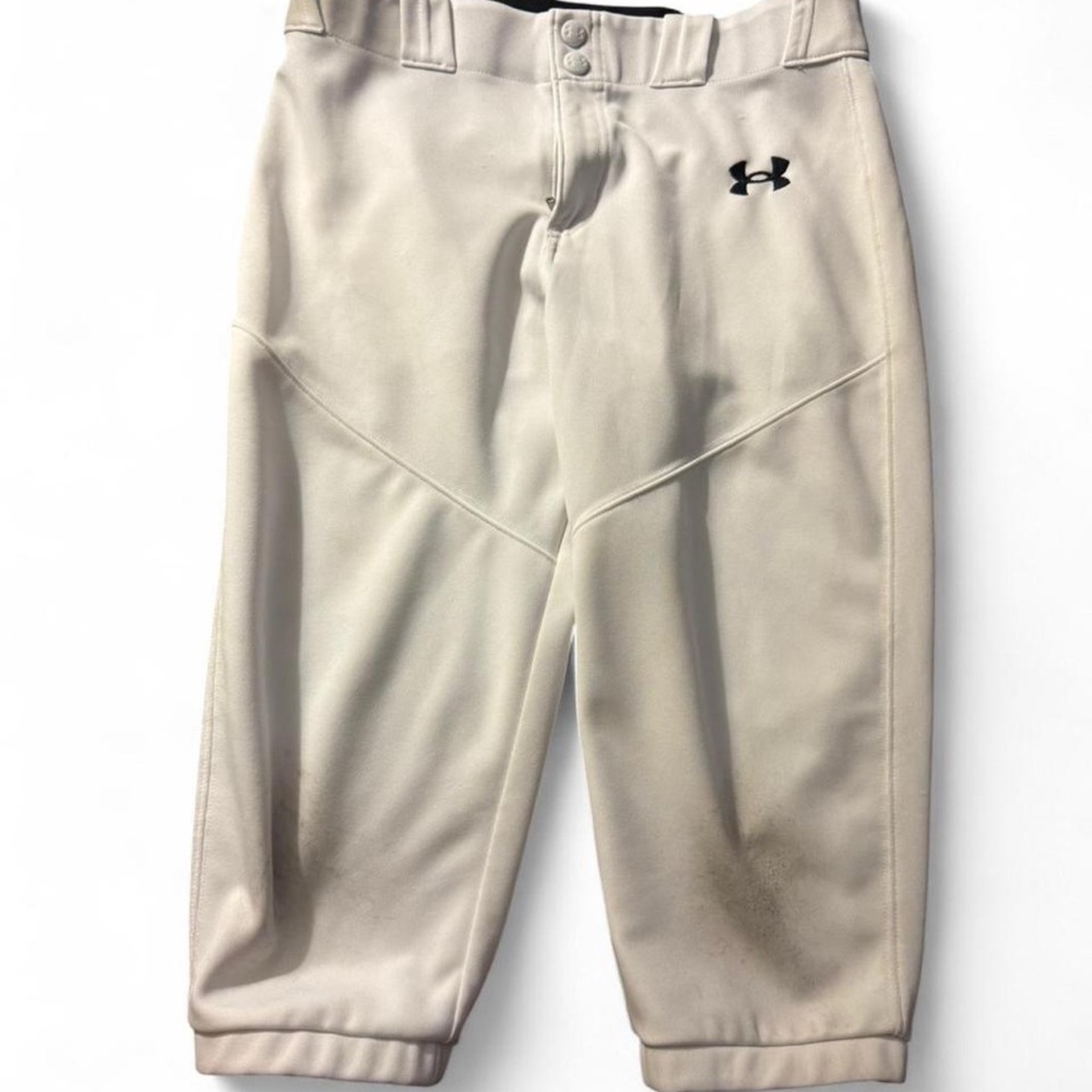 Under Armour Kids' White Baseball Pants
